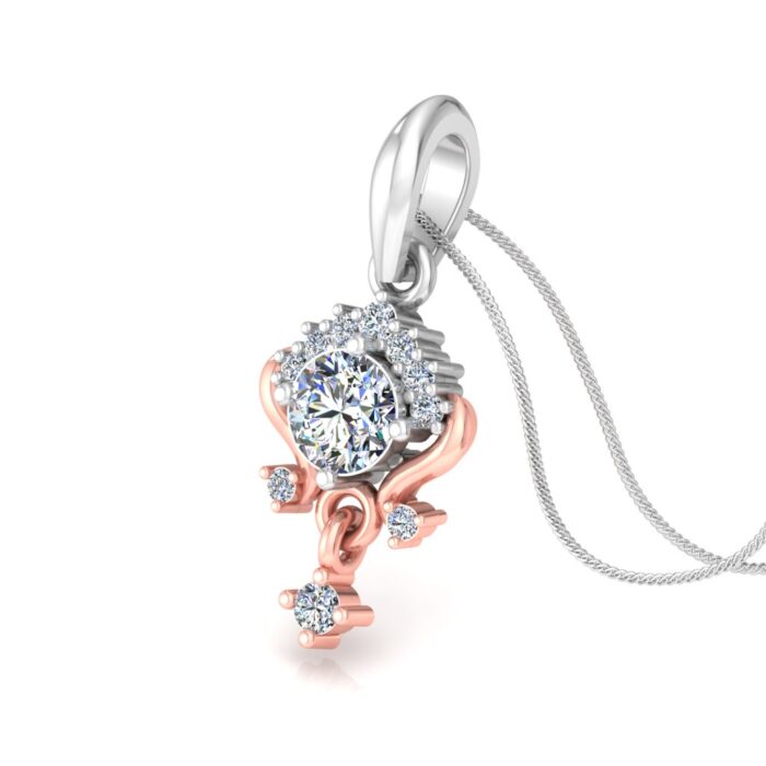 Elegant Diamond Pendant/Locket 3D CAD free Design - Image 2