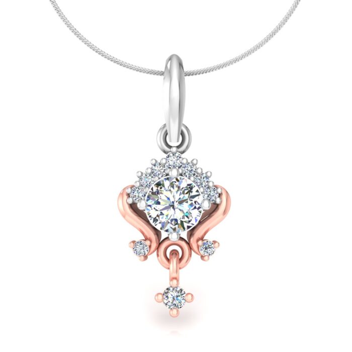 Elegant Diamond Pendant/Locket 3D CAD free Design