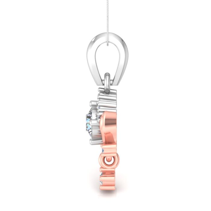 Elegant Diamond Pendant/Locket 3D CAD free Design - Image 4