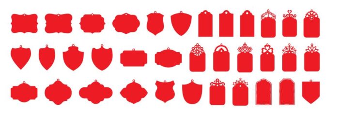 Tags and Pendants designs for Laser Cutting - Image 2