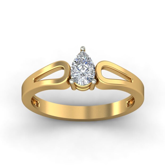 Solitaire Wedding Engagement Ring Free 3D model