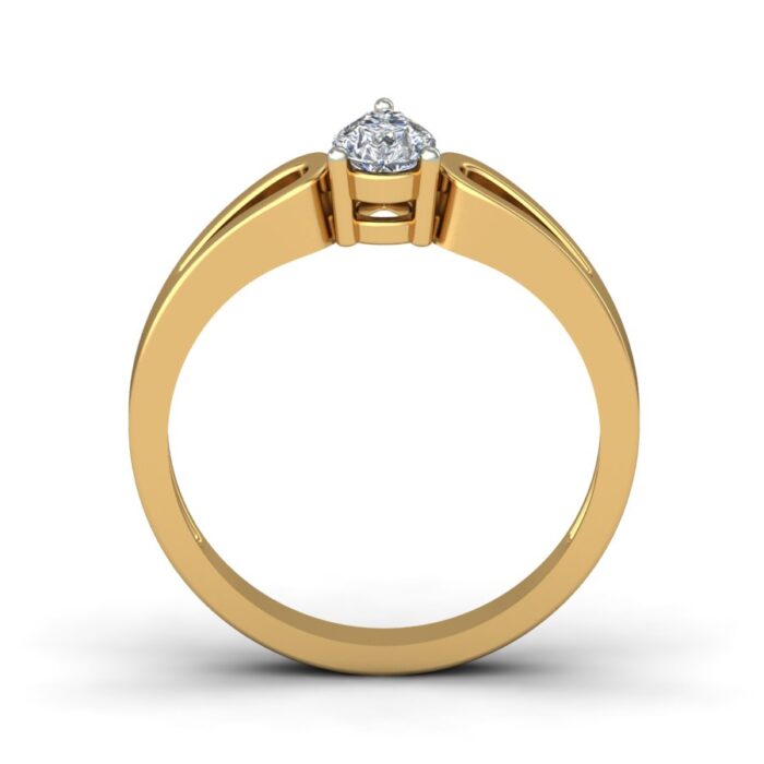 Solitaire Wedding Engagement Ring Free 3D model - Image 3