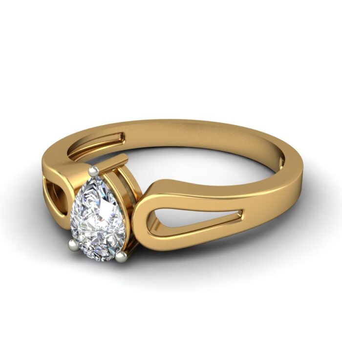 Solitaire Wedding Engagement Ring Free 3D model - Image 5