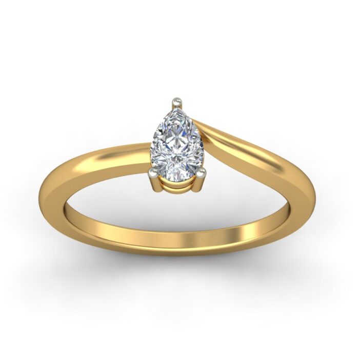 Solitaire Wedding Engagement Ring Free 3D model