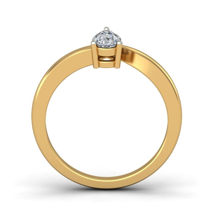 Solitaire Wedding Engagement Ring Free 3D model - Image 4
