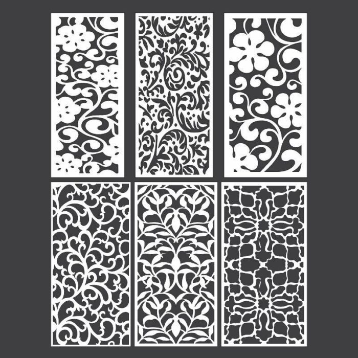 Laser Cut  Doors CDR file for Laser cutting