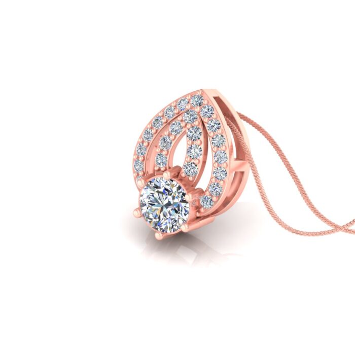 Free CAD File | Diamond Necklace Design | 3D Jewelry Rendering - Image 2