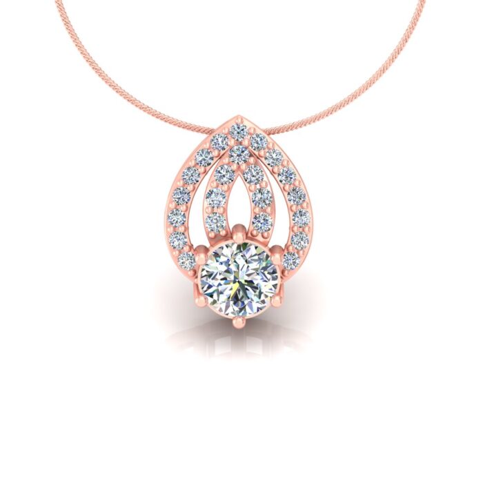 Free CAD File | Diamond Necklace Design | 3D Jewelry Rendering