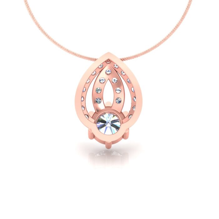 Free CAD File | Diamond Necklace Design | 3D Jewelry Rendering - Image 3