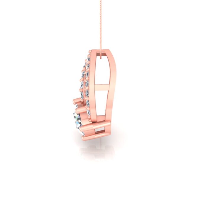 Free CAD File | Diamond Necklace Design | 3D Jewelry Rendering - Image 4