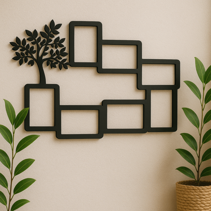 Couple Photo Frame | Laser Cut Vector for Wood & Acrylic | Wedding Wall Decor CDR File