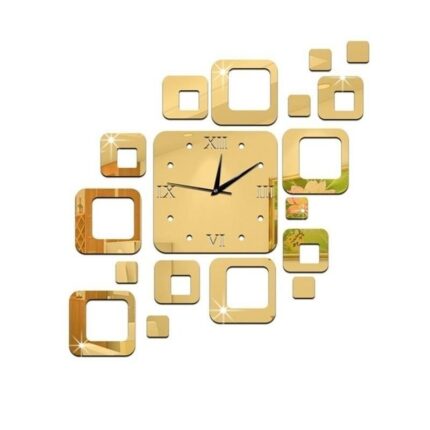 Laser Cut Free CDR File  Mirror Wall Clock