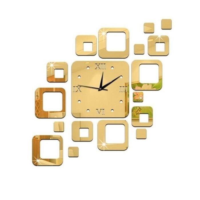 Laser Cut Free CDR File  Mirror Wall Clock
