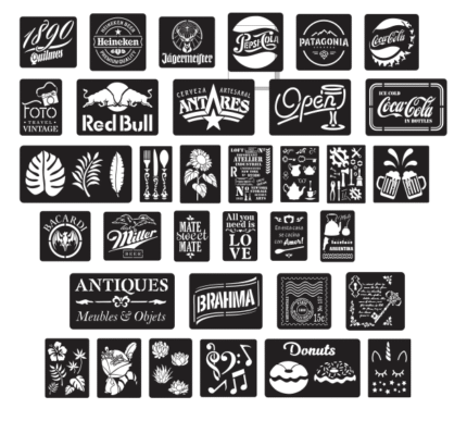 Free CDR Stencil Vector Bundle – Laser Cut Ready Designs for Wall Art, Signs & Decor