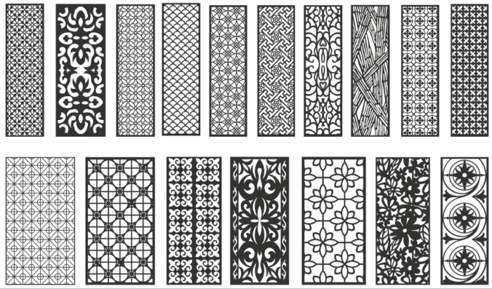 Laser Cut Free CDR Vector Panel Designs  | Decorative Wall & Screen Panels
