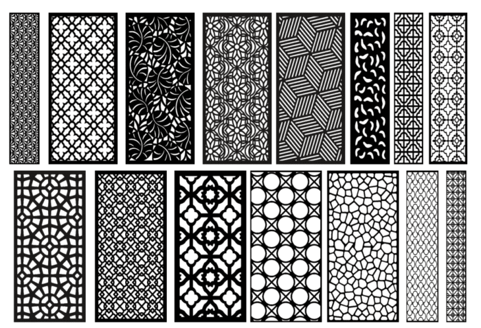 Free Laser Cut Panel Vector Designs | CDR File for CNC, Wood & Acrylic Cutting