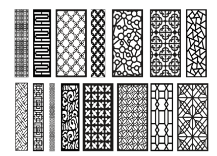 Free Laser Cut Panel Vector Bundle (15 Designs) | CDR File for CNC, MDF, Wood & Metal Cutting