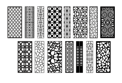 Free Laser Cut Panel Vector Bundle (15 Designs) | CDR File for CNC, MDF, Wood & Metal Cutting