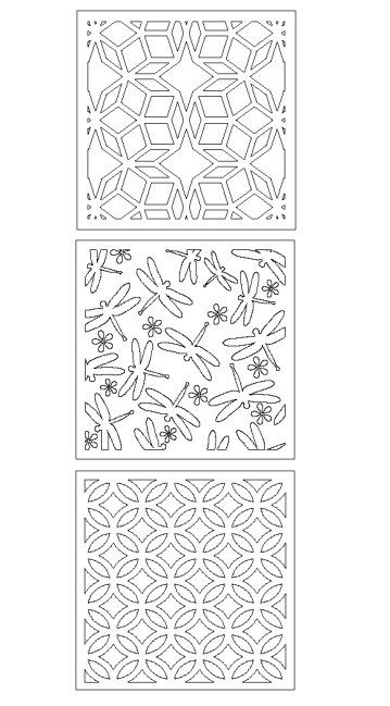 Laser Cut Free Decorative Panel Vectors | Geometric & Nature Pattern CDR Files