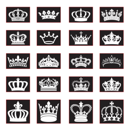 Free Crown Vector Designs – Royal Silhouettes for Laser Cutting, Printing & Digital Art